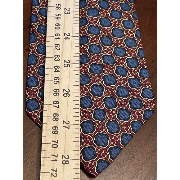 Rare Vintage Tommy Hilfiger Kaufmann’s 100% Italian Silk Men’s Neck Tie - Picture 5 of 10